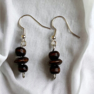 Wooden Stack Earrings